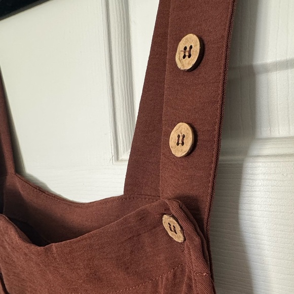 Loose Leg Overall Jumper Shorts Amazon NEW - Picture 6 of 6